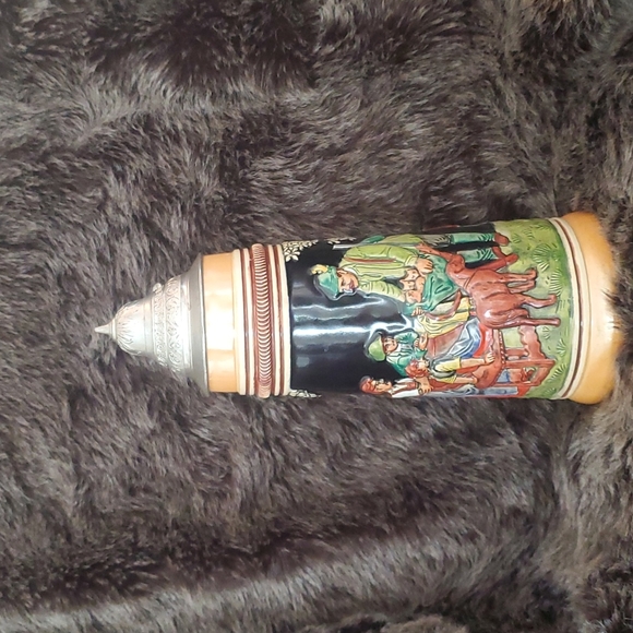 GERZ WEST GERMANY JUMBO BEER STEIN - Picture 2 of 13